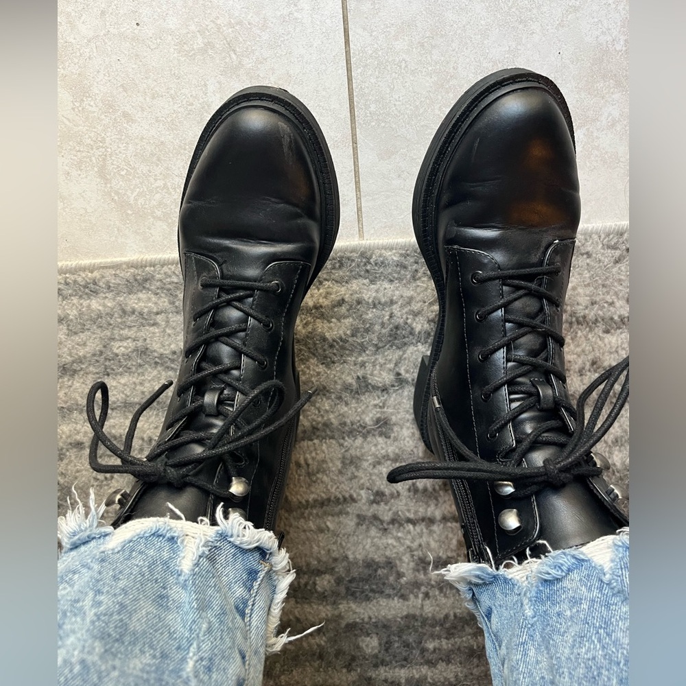 Kenneth Cole Reaction Combat Boots